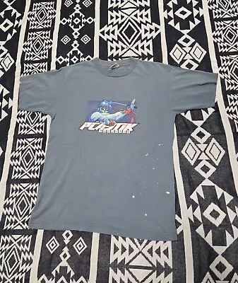 Rare Vintage 90s Plastik Anime Tee Shirt Hook Ups Skate Street Wear Medium Y2K • $89.99