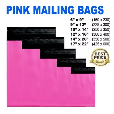 Postal Mailing Bags Postage Poly Plastic Packaging Parcel Shipping Bags Coloured • £219.95