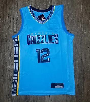 Ja Morant #12 Men's Blue Memphis Grizzlies Jersey • $40