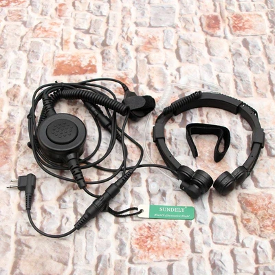 $41.58 • Buy RadioMilitary Tactical Throat Mic Headset/Earpiece For Motorola XV1100, XU1100