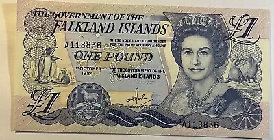 Falkland Islands - 1984 One Pound Banknote - Uncirculated  • £45.60