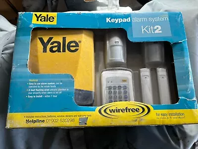 Yale Wirefree Keypad Alarm System HSA3400 Kit 2 New Boxed PIR+Bell+Keypad+Sensor • £74.99