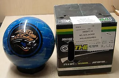 14# TW 3 Bowling Ball Brunswick Viz-A-Ball Rare 2010 NFL Jacksonville JAGUARS • $250