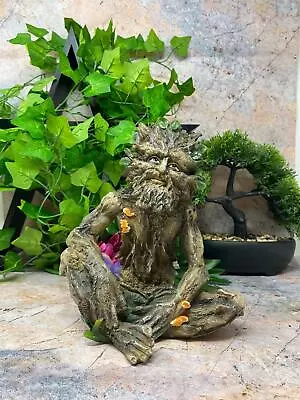 Tree Man Figurine Fantasy Green Man Collection Garden Ornament Sculpture Pagan • £29.75