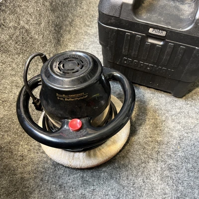 $23.97 • Buy Sears Craftsman Model 646.10704 9  Electric Buffer/Polisher With Storage Case