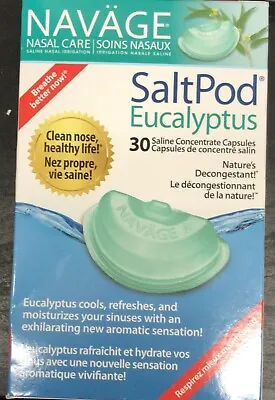 Navage SaltPod Eucalyptus - Pack Of 30 SLIGHT DAMAGED BOX (Q2) • $18