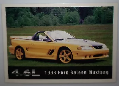 1998 Mustang Cobra 1999 Flash Cards Trading Cards • $15
