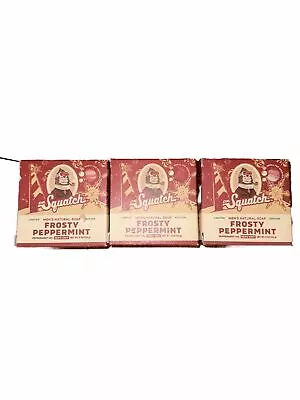 3 Packs Of Dr. Squatch Frosty Peppermint Limited Edition Soap - Natural Oil • £28.92