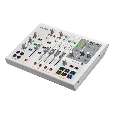 YAMAHA AG08 W White 8ch Live Streaming Mixer USB Audio Interface Voice Changer • £548.13