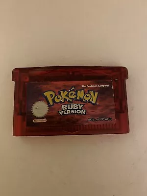 Pokemon Ruby Version - Nintendo Gameboy Advance GBA Authentic Dry Battery • $0.99