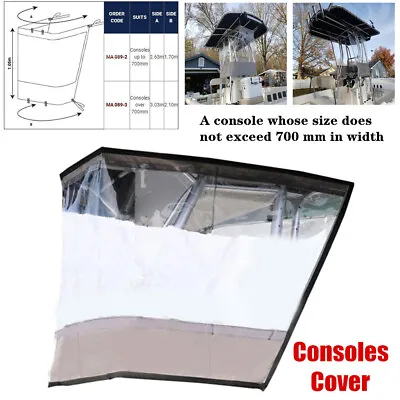 Universal Boat Marine Clear Hood Consoles Cover For T-TOP Enclosure Spray Shield • $78.39