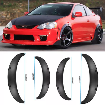 4pc 79&85cm Universal Flexible Car Body Wheel Fender Flares Extra Wide Arches • $45.97