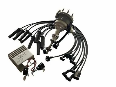 Distributor + ICM Module + Ignition Wires For Ford 351C 370 429 460 V8 351M 400 • $135