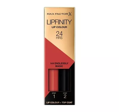 Max Factor  Lipfinity 2 Step Lip Colour  144 Endlessly Magic • £6.85