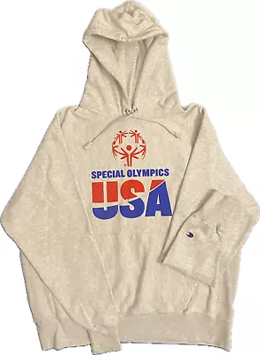 Champion Reverse Weave USA Special Olympics Hoodie - Large • $47.99