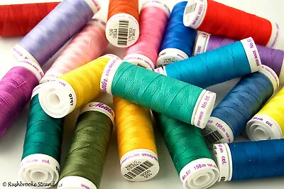 Mettler Silk Finish Cotton All Purpose Thread 50 Wt 3 Ply 164 Yard • $2.39