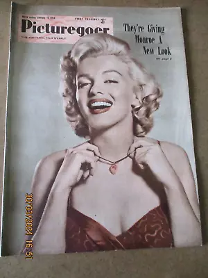 Picturegoer Magazine  January 16th 1954  Marilyn Monroe  Cover • $31.13