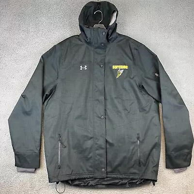 Under Armour Jacket Mens XL Herringbone Infrared Cold Gear Loose Stormproof Rain • $34.99