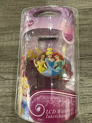 2 Disney Princess LCD Watches With Interchangeable Tops Both Sealed • $14.99