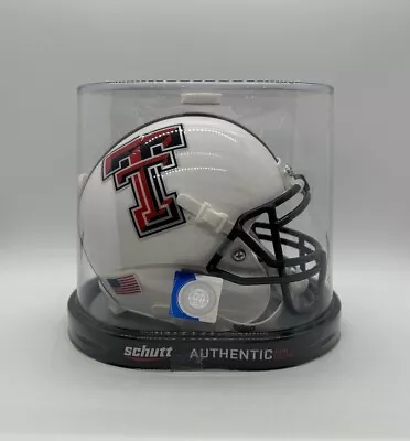 Texas Tech Red Raiders NCAA Alternate (White) Schutt Mini Helmet!!! • $70