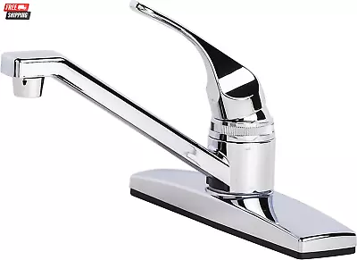 1301CP RV Mobile Home Non-Metallic Swivel Kitchen Sink Faucet Chrome Finish • $55.60