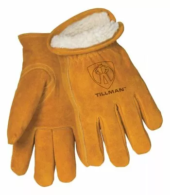 $12 • Buy Tillman 1450 Tan Split Cowhide Leather Drivers Gloves  Size Medium