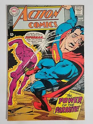 ACTION COMICS #361 (VG+) 1968  THE POWER Of The PARASITE!  NEAL ADAMS COVER ART • $1.81