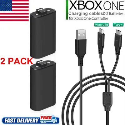 Rechargeable Battery Pack For Xbox One/Xbox Series S X Controller Charging Cable • $11.99