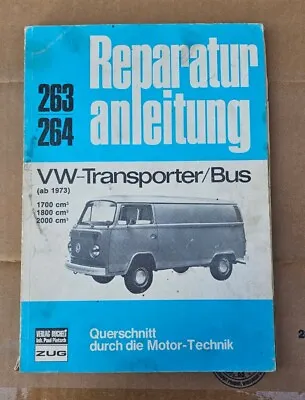 Reparaturanleitung Reparaturhandbuch VW Transporter / Bus T1 / T2 Repair Manual  • $64.95