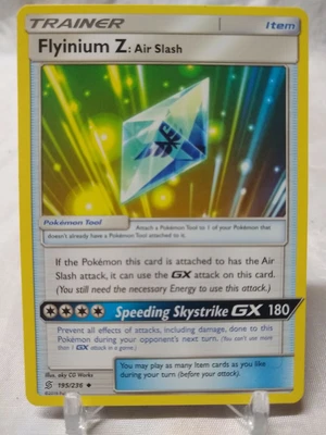 $0.99 • Buy Pokémon TCG Card Flyinium Z: Air Slash 195/236 Sun & Moon Unified Minds Pokemon
