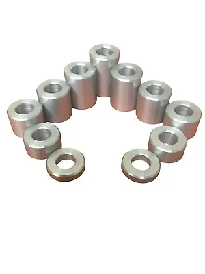 19mm OD ALUMINIUM STAND OFF STANDOFF SPACERS BONNET RAISERS M4 M5 M6 M8 M10 M12 • £13.50