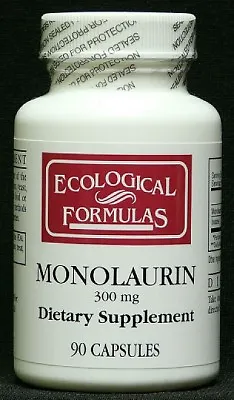 Ecological Formulas - Monolaurin 300 Mg 90 Capsules • $15.24