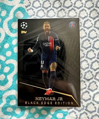 2023-24 Match Attax UEFA - Neymar Jr Black Edge Edition #496 PSG • $30