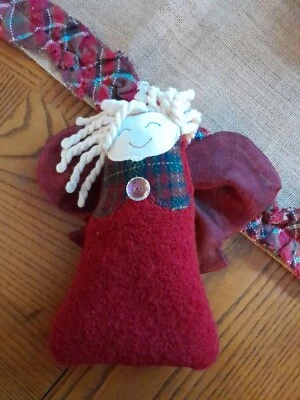 $10 • Buy Woof And Poof Angel Ornament Plush 10  Great Condition 