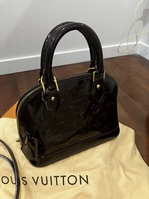$1400 • Buy Louis Vuitton Alma Bb Verni In Amarante