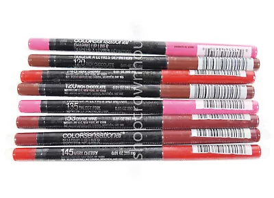 8 Maybelline Color Sensational Shaping Lip Liner #145 #135 #120 #153 - Red Pink+ • $16.99