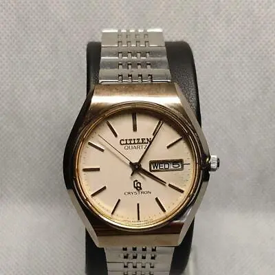 $123 • Buy Men's CITIZEN Wristwatch CITIZEN Crystron Free Shipping