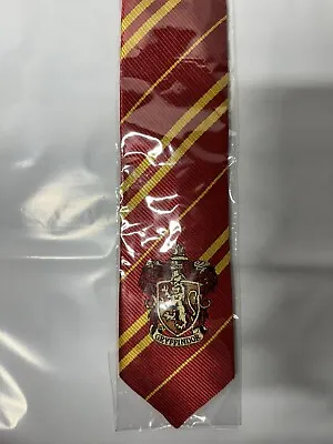 Harry Potter Gryffindor Polyester Red Yellow Striped Necktie  • $8.50