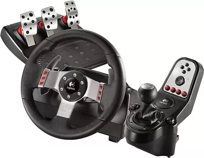 Logitech G27 Racing Wheel - Black • $115