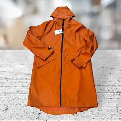 Nike Air Jordan 23 Engineered Trench Rain  Coat Jacket Size Large Rust Orange • $69.97