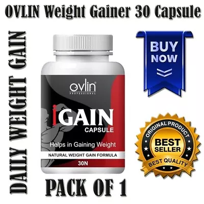 BODY GROW Fast Weight Gain Pills Muscle Gainer WEGHT GAIN 30 CAPSULES- Men • $16.14