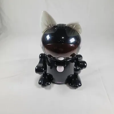 Meow-Chi Cat Robot Toy Black/White Robo Chi Pets Tiger Electronics 2000 Tested • $25