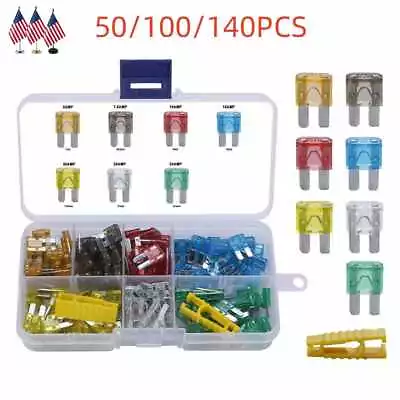 50/140pcs ATR Micro2 Blade Fuses Assorted Kit Car 30A 25A 20A 15A 10A 7.5A 5A • $12.99