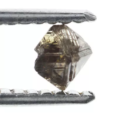 Octahedron 4.38X3.52X3.49MM Natural Loose Light Brown 0.38 Carat  Rough Diamond • $30