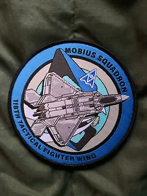 Ace Combat 4 ISAF Mobius F-22 Raptor Aircraft Military Morale Fighter Patch • $9.99