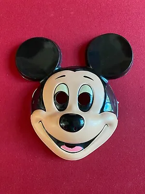 1970's Walt Disney Mickey Mouse  Un-Used  Plastic Mask Ben Cooper  (Vintage) • $49