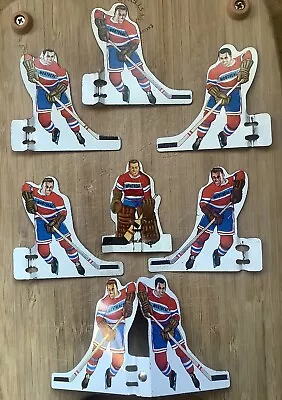 1960's Munro / Tudor Table Hockey Players Montreal Canadiens With Extra Attacker • $33.25