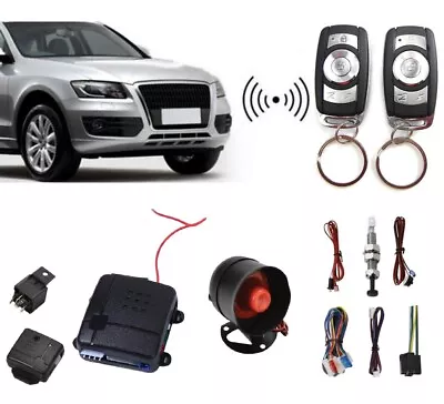 Car Alarm Security System Keyless Entry +2 Remote Vibration Alarm Anti Theft New • $25.69