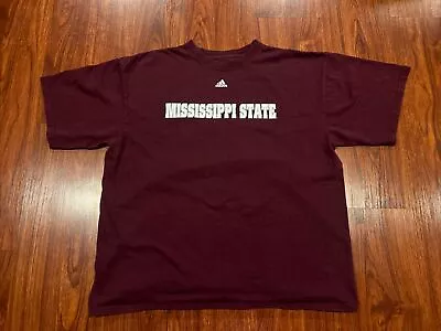 Adidas Men’s Mississippi State Football Maroon Jersey Shirt Extra Large XL • $7