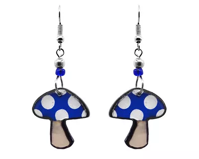 Mushroom Earrings Magic Fungi Toadstool Amanita Psychedelic Trip Hippie Jewelry • $13.99